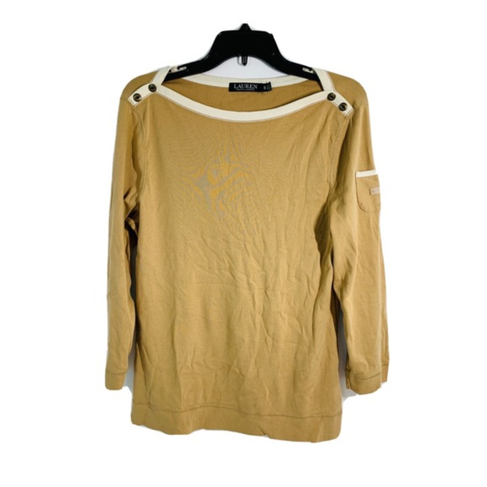 Vintage Polo Ralph Lauren Sweater Beige 100% Cotton‎ Xl- Excellent Condition!